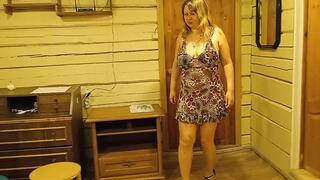 Licking a blonde's ass and pussy