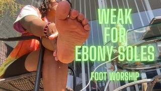 Weak for Ebony Toes & Soles