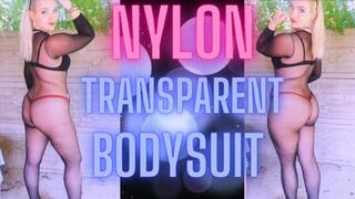 (56) NYLON TRANSPARENT BODYSUIT