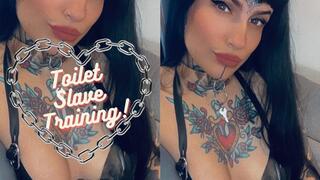TOILET SLAVE TRAINING! - Clean all after my pee time