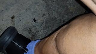 Tempest waiting at bus stop