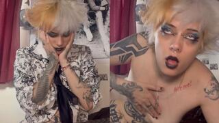 GOTH OFFICE WORKER HAS A HEART ATTACK AND RESUS