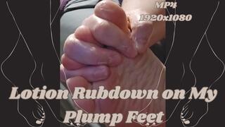 SSBBW Rachel's Toe Curling Delight: Lotion Rubdown on My Plump Feet MP4 1920x1080
