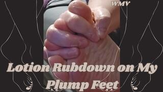 SSBBW Rachel's Toe Curling Delight: Lotion Rubdown on My Plump Feet WMV