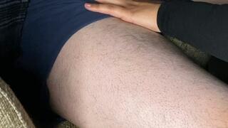 Hard BALLBUSTING Footjob!