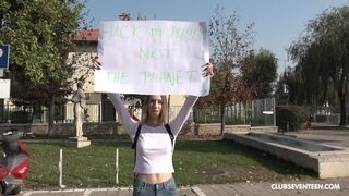 Fuck my Pussy, NOT the Planet!
