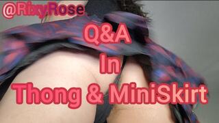 Q&A with MiniSkirt Tease