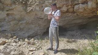 Eugene b2p balloons on the quarry