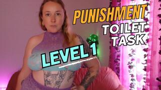 Punishment Toilet Task Level1
