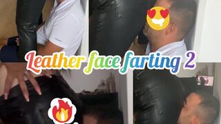 Leather face long farting 2