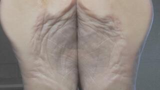 Feet pressed on glass, worship my POV steeping on you!