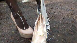 Top 22 min by Sexy Anastasia! Broken high heels, ruined high heels, broken shoes, broken heel