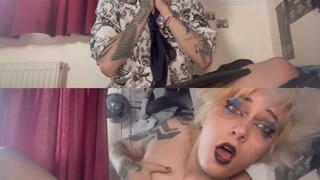 SEXY GOTH OFFICE WORKER HAS A HEART ATTACK AND RESUS