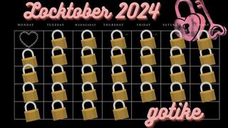 LOCKTOBER WITH ME! - 30 days in chastity!