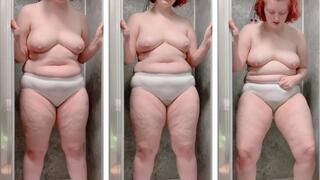 Cute Girl Wets Herself in the Shower - Pee Video!