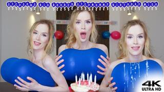 Step-Son's Big Boob Step-Mommy Birthday Wish