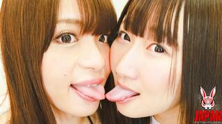 First Time Of Our Lesbian Kiss!! Saiko YATSUHASHI and Misaki YUMENO