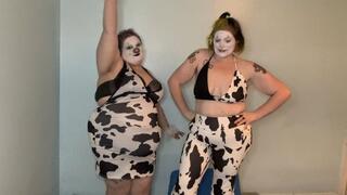 Two Clowns give you a fun strip tease