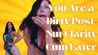 You Are a Dirty Post Nut Clarity Cum Eater