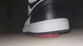 Full weight cock trample jordan 1 cbt