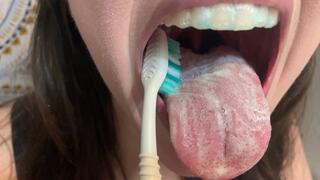 Teeth Brushing Before During After