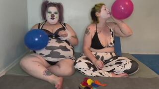 Lucky and Sparkles Clown 3 videos compilation