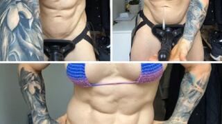 FEMDOM strap-on humiliation JOI