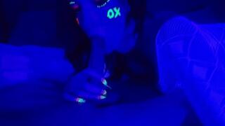 Black Light Dick Sucking