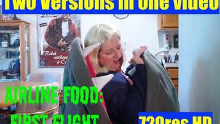 Airline Food: The First Flight - stockingfeet heels feet and headfirst 720res HD