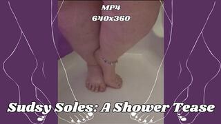 SSBBW Rachel's Sudsy Soles: A Shower Tease MP4 640x360