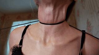 Seductive throat play
