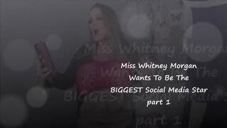 Miss Whitney Morgan: Biggest Social Media Star Gaining Inflation Part 1 - wmv