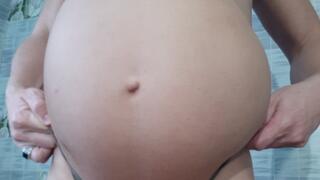 My abs workout after a huge helium tank; I have such loud burps and a big belly button