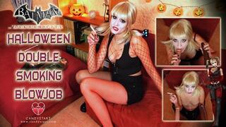Halloween Double smoking blowjob