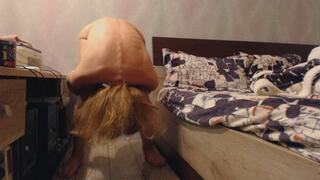 humiliation face slapping bondage struggle