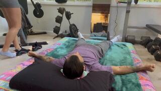 Paige’s Twin Sister Betty is back and not happy with Billy Smacks and spits in his face and makes stepbro smell her dirty ass!!!