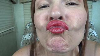 Sarah Smells Her Sexy Upper Lip