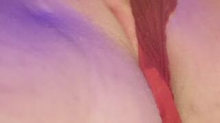 Chatte Godé orgasme pisse gros plan