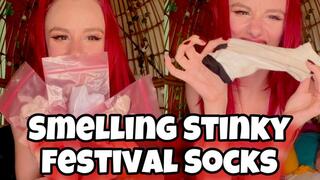 Smelling Stinky Festival Socks