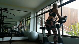 workout leather fetish latex teasing