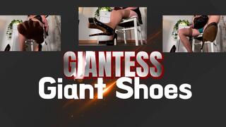 Giantess: Giantess GIANT Shoe cum Be that tiny Horny Man - HotWifeJolee