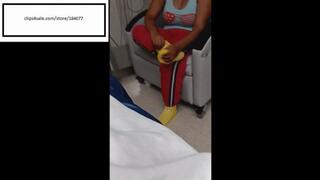 Delicious Candid Feet Spy 72