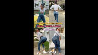 I PEE IN MY LEVI'S JEANS WHILE TAKING A WALK