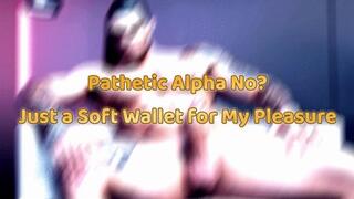 Pathetic Alpha No? Just a Soft Wallet for My Pleasure