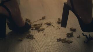 Teased and crushed under my heels - 4k