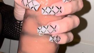 Raven’s Monster Cock Handjob