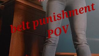 Belt Punishment POV