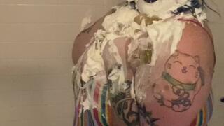 Clown school pie punishment