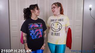 Sammy locks Andie into a number of wrestling holds! [4K H265] [Custom Video]