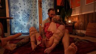 Bound and Begging: Relentless Orgasms in Rope Bondage